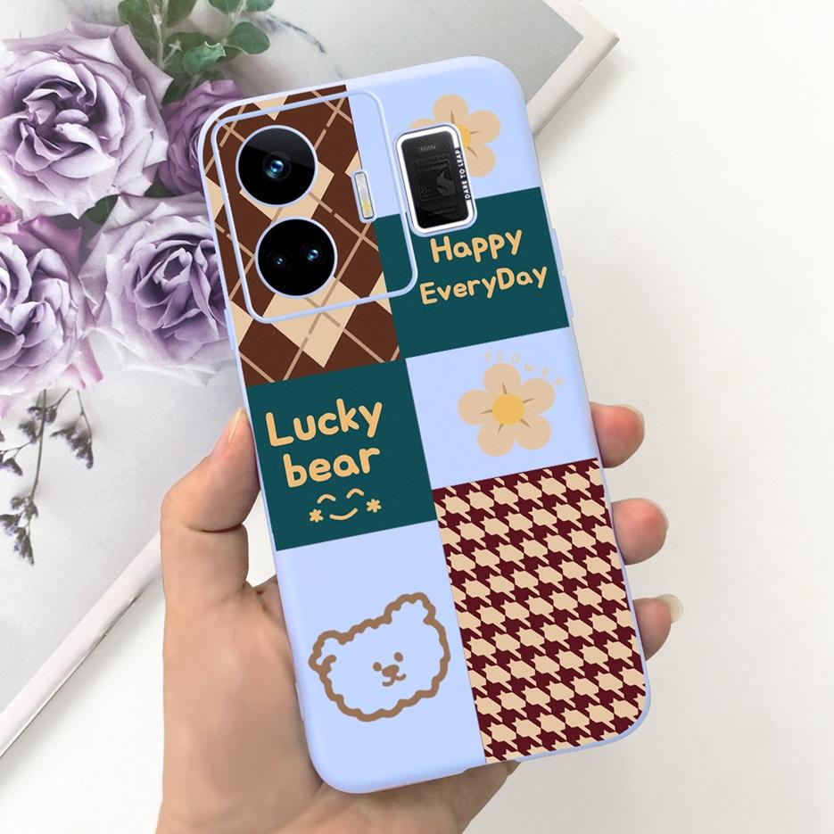 For Realme GT Neo 5 Case RMX3706 Stylish Art Painted Back Cover Soft TPU Phone Case For Realme GT Neo5 240W Fundas 6.74'' Bumper