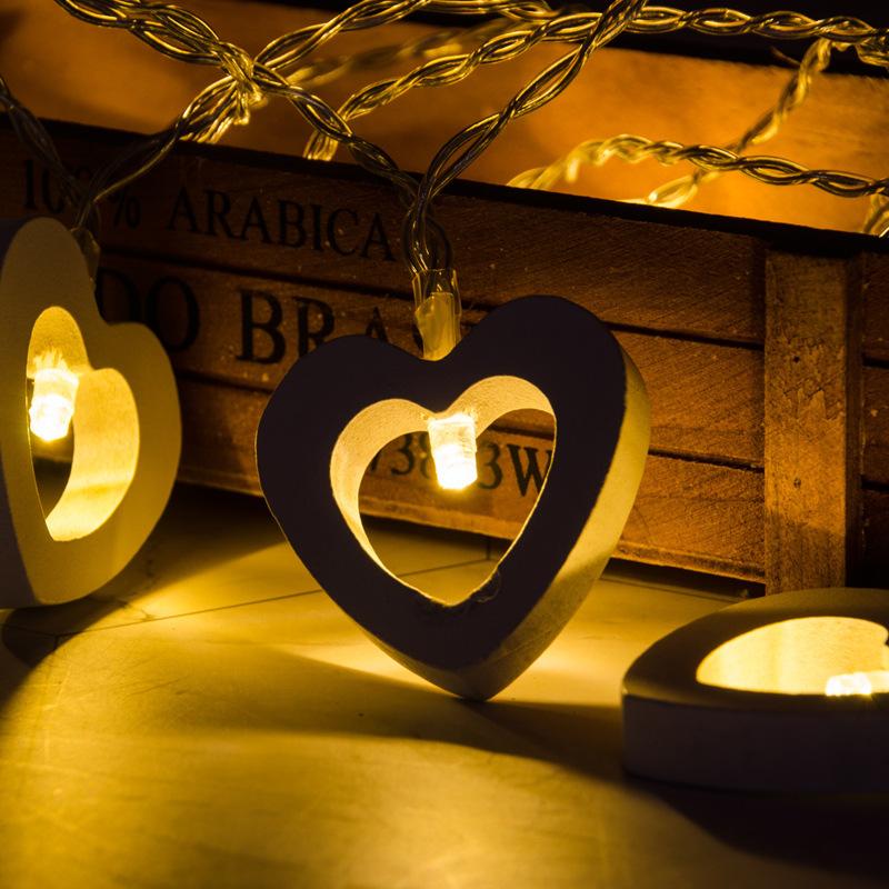 1pc Love LED String Lights, Suitable For Valentine's Day Christmas Garden Bedroom Holiday Birthday Party Decoration