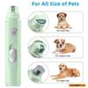 Electric Dog Nail Grinder Pet Nail Clipper Usb Rechargeable Pet Nail Trimmers Painless With Polisher Wheel For Small/large Pets