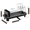 Dish Drying Rack for Kitchen Counter Multifunctional Flatware Dish Drainer Large Capacity  Rustproof Utensil Holder for Sink.