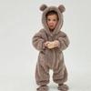 Sevimli Bebek Tulumları Sıcak Polar Yenidoğan Kıyafetleri İlkbahar Sonbahar Bebek Dış Giyim Tulumlar
