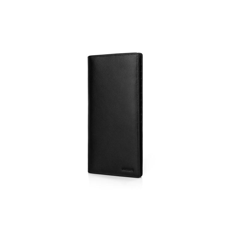 INJOYLIFE Genuine Cow Leather Wallet, Wallet Men's Black 051100051