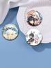 Anime Game Genshin Impact Mualani Soft Button Pins Character Kinich X Mualani Fanart Brooch Handmade Badge Fans Collection Gifts