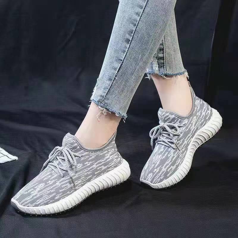 Coconut sneakers cloth shoes breathable fly weaving casual platform running coconut shoes