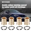 BEVINSEE Messing Bremssattel Führungsbuchsen Satz für BMW E39 E34 E82 E46 E36 E90 E91 E92 E93 E30, Ersatz für 34216869617