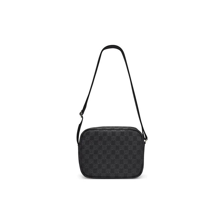 New Jordan Leather Crossbody Bag, Monogram Bag, Shoulder Bag Unisex Black FJ6790-010