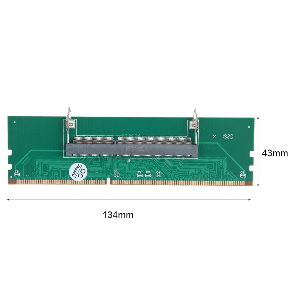 Practical DDR3 Adapter Card Green Laptop To Desktop Converter Computer Accessories