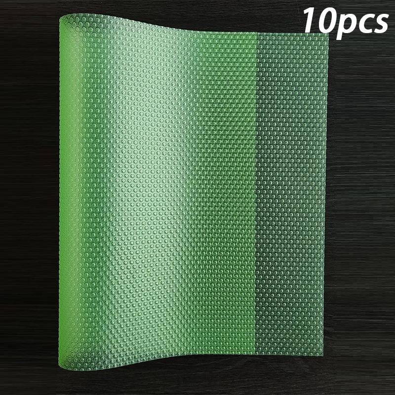 10Pcs EVA Refrigerator Mats Oil Resistant Cuttable Cabinet Drawer Mats Easy Clean Placemats Thermal Insulation Coasters