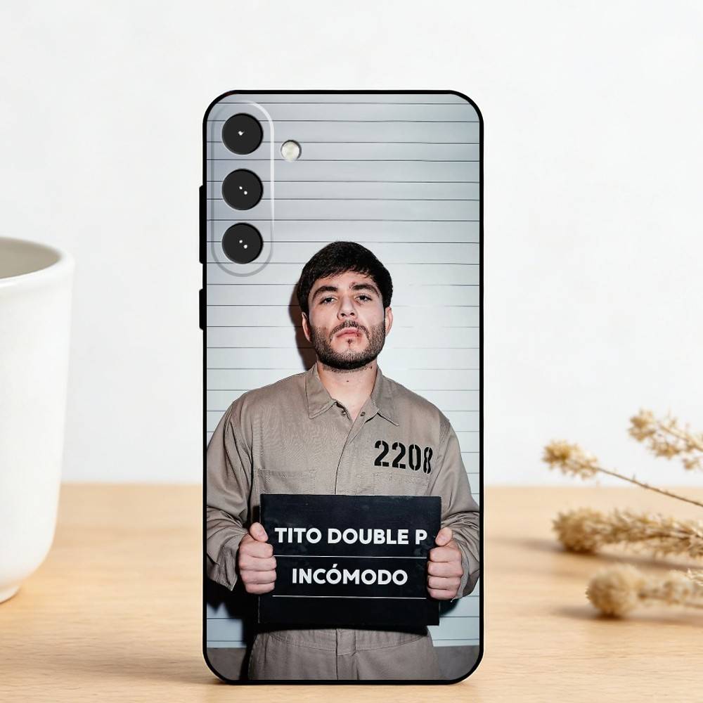 S-Singer Tito Double P Phone Case For Samsung Galaxy A73,A72,A71,A70,A53,A52,A51,Others Soft Black Cover