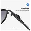 aoron Polarized Sunglasses European and American Two-color Sunglasses Women's Large-frame Sunglasses
