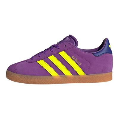 Oryginalne Gazelle Wygodne Miękkie Niskie Buty dla Dzieci na Rolki Trampki Dziecięce Fioletowe JP7126