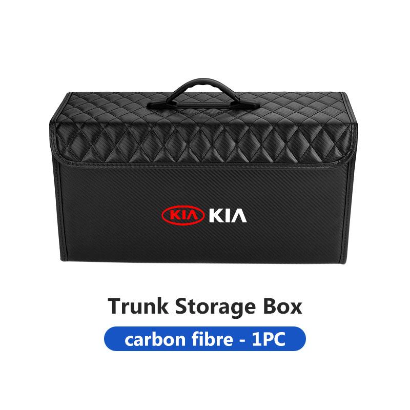 For KIA Car Trunk Storage Box Organizer Foldable Container Bag Storage Accessories Sorento Stinger Soul Spectra Niro Cadenza