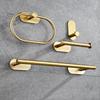 4/5Pcs Anticorrosion Bathroom Hardware Set Rustproof Towel Bar Roll Paper Stand  Home Kitchen