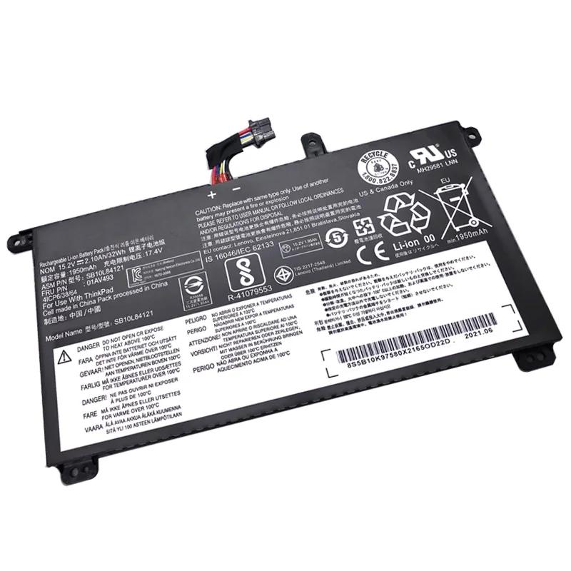 WHOLESALE New 01AV493 Laptop Battery For Lenovo ThinkPad T570 T580 P51S P52S SB10L84121 00UR890 00UR891 00UR892