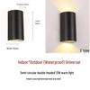 LED Waterproof Exterior Wall Light for Villa Courtyard - Creative Double-Headed Balcony and Door Pillar Spotlight