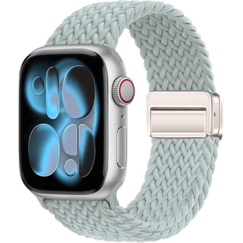 Case+Braided Strap For Apple Watch Bands 40mm 45mm 41mm 44mm 46mm 42mm magnetic correa Bracelet iWatch series se 3 6 7 8 9 10 11