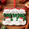 Christmas Tree Hanging Decor Custom Family Snowman Ornaments for Xmas Tree Decor Personalized Christmas Ornaments 2025 Unique