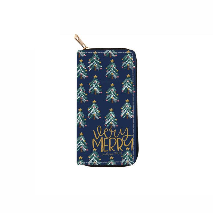 Christmas Long Zipper Wallet Wallet Wallet