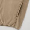 Uniqlo Color Block Long Sleeve Fleece Jacket Unisex Outerwear Beige 443466-31