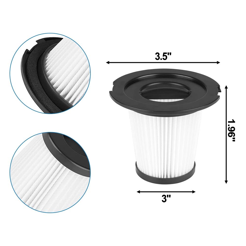 2 stk Tilbehør Rengjøring Filterelementer For INSE