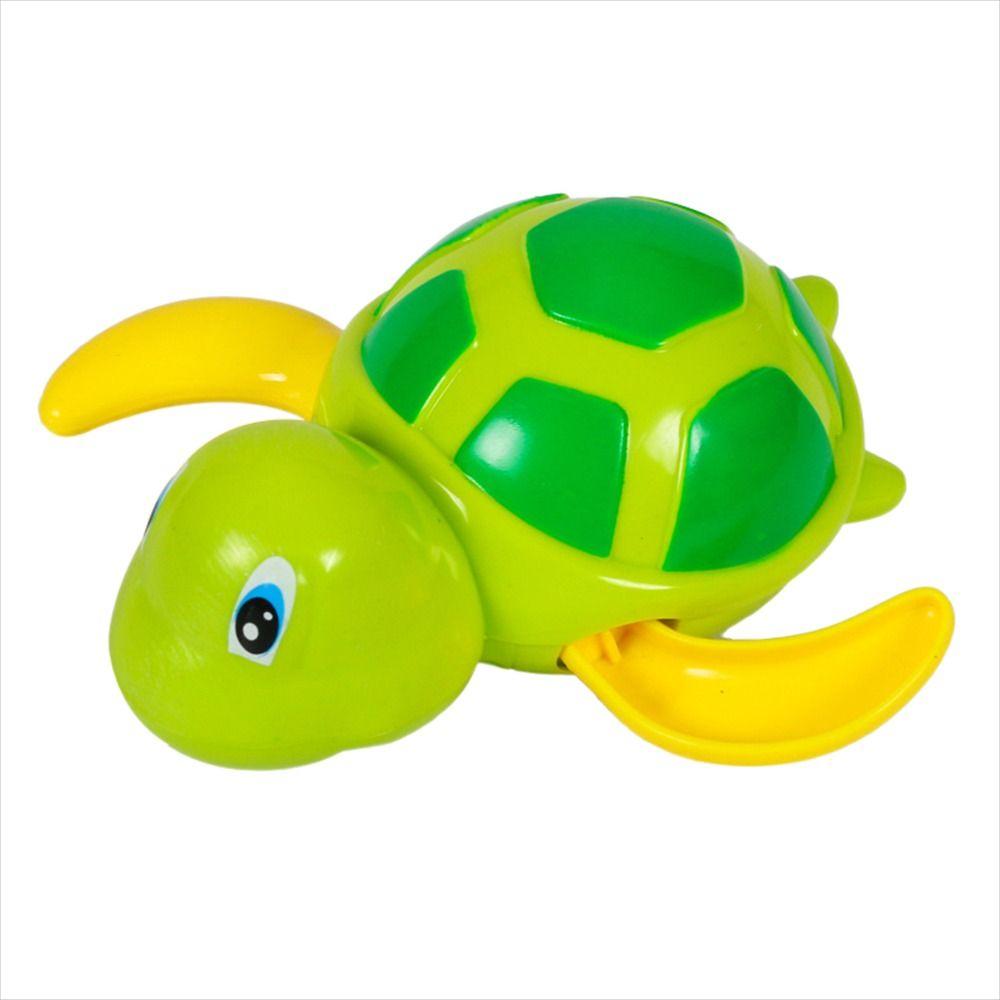 Cute Cartoon Wind Up Animal Tortoise Swim Turtle Baby Bath Toys Tortoise Water Toy  Bathing Shower