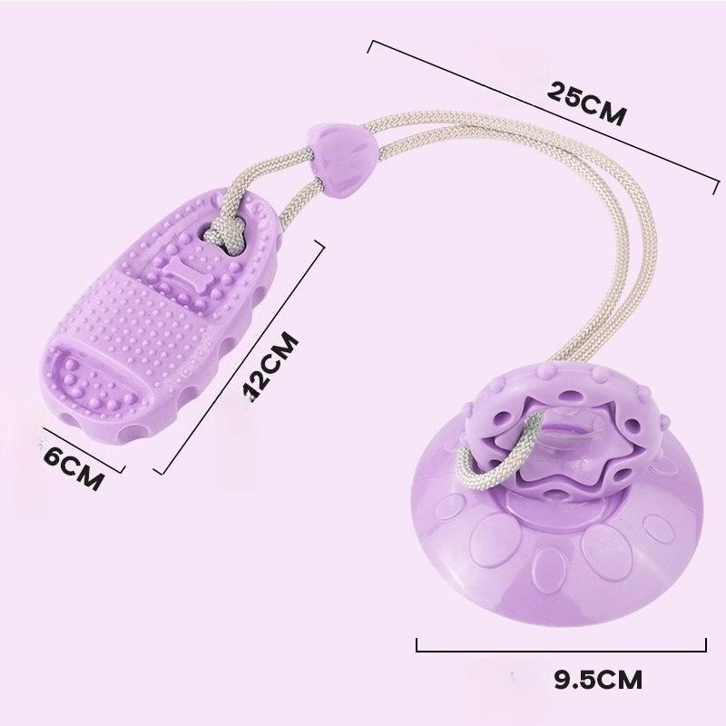 

Dog Toy Suction Cup Slippers, Biting Teeth, Leaking Food Balls, Relieving Boredom, Self-exhaustion, Medium-sized Dog Biting Toys фиолетовый