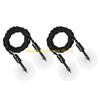 F26C 2pcs 2.8M Travel Clotheslines Business Outdoor Camping Drying Tools Non-Slip Clothes Line with Hooks Suction Cup Elastic