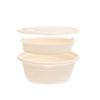 Homeglen Biodegradable Round Meal Boxes with Liners