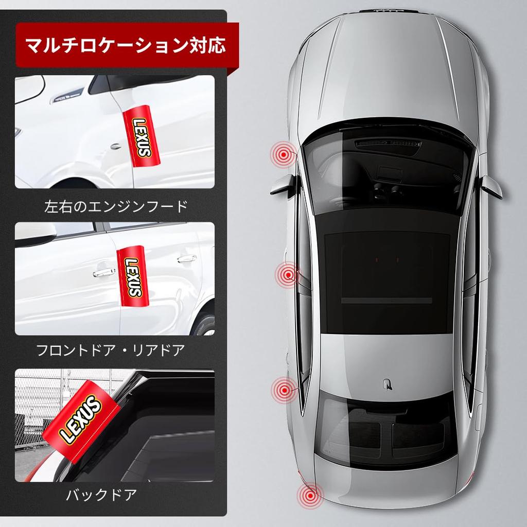 OuTLife Dedicated Decal Stickers for the New Lexus All Redesigned Modeling for a Personalized Enhanced and Increased High Strong 3D No Integrated Add