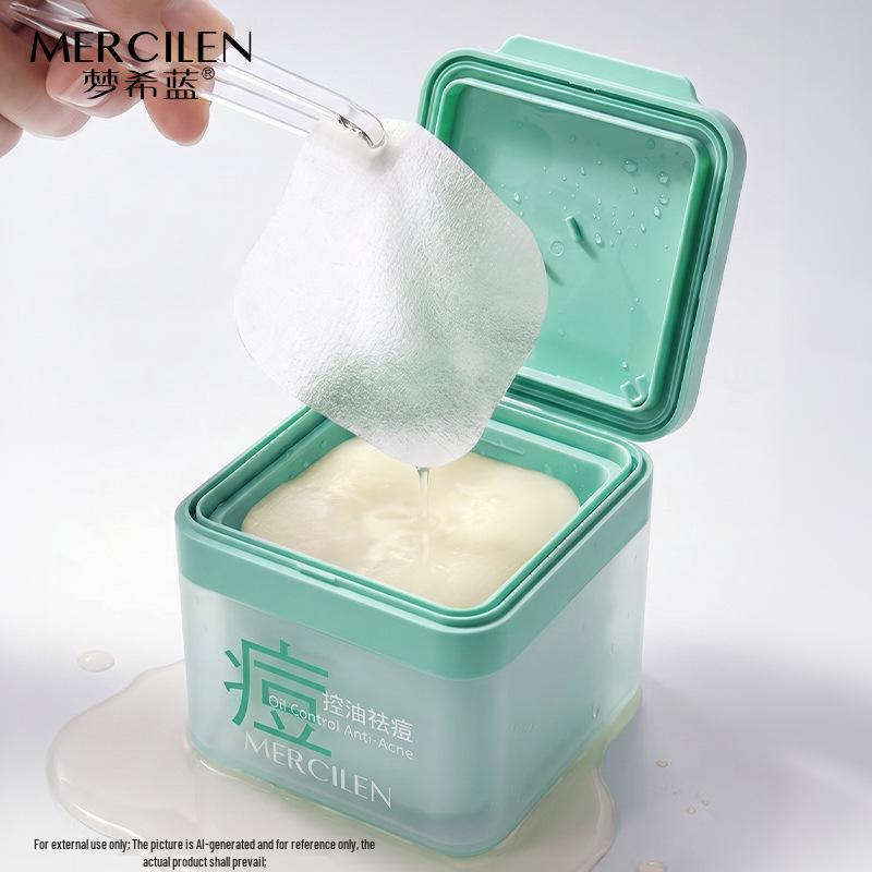 Mengxi Lan Ölkontrolle Akne Reparatur Maskenpads: Beruhigend, Feuchtigkeitsspendend, Pflegend, für Aknenarben und Hautpflege.