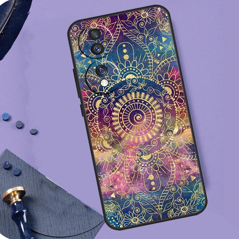 

Чехол для телефона с индийским узором Мандала для Honor 90 Lite 70 50 Magic 5 6 Pro X6 X7 X8 X9 X6a X7a X8a X9a X9b X8b Honor 90