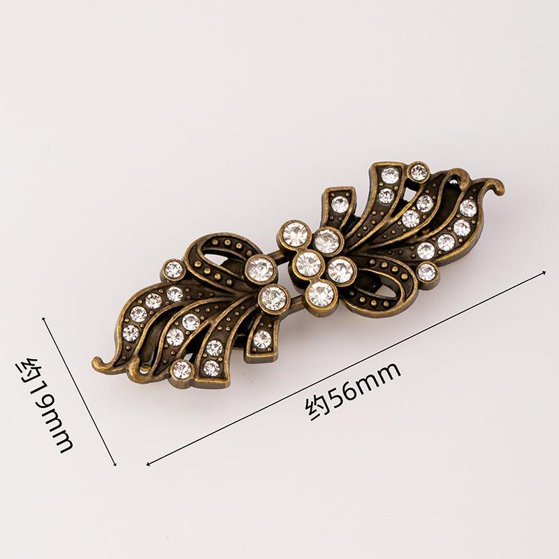 Hollow Metal Clasp for Qipao/Hanfu Collar, Frog Button for Coats & Scarves