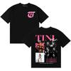 Singer TINI Hip Hop Album Merch T Shirts Unisexs Womens High Quality Cozy Short Sleeve Tshirts Oversized Cotton Tshirt Streetwear