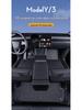 Tesla Model Y/3 TPE Front & Rear Trunk Mats and Foot Pad