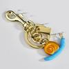 Keychain Pendant Snail Design Key Holder with Lobster Clasp Key Ring Backpacks Tote Bags Mobile Phone Accessory