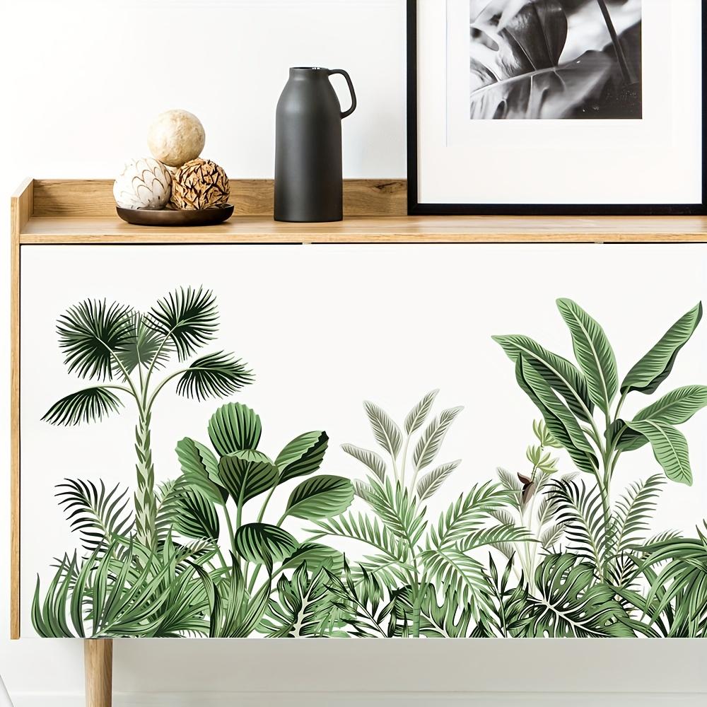 Große Afrikanische Tropische Baum Wandaufkleber Wanddekor Wohnzimmer Schlafzimmer Dekoration Dschungel Tapete Heimdekorationszubehör