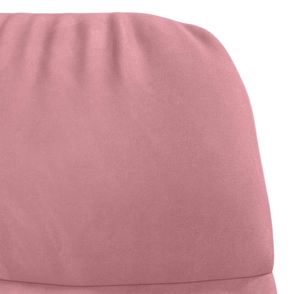 Rocking Chair Pink Velvet