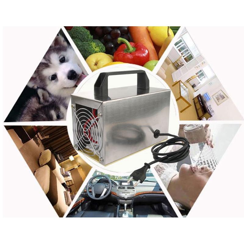 220V Ozone Generator 24g/h Portable Ozonizer Air Water Purifier Sterilizer Treatment Ozone Addition To Formaldehyde