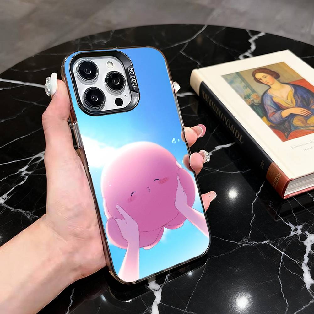 

Милый чехол для телефона Takopis O-Original S-Sin-tos Для iPhone 17,16,15,14,13,12,11 Plus,Pro Max,Красочный серебристый чехол для телефона Funda Cover iPhone12