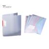 File Pockets 11 Hole Expandable Binder Folders for 2/3/4 Ring Document Pouch, Plastic Envelopes Macaron Color Bags Pocket with Snap Button &