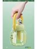 High-Capacity Dual-Use Summer Straw Cup for Girls - Portable Space-Saving Design