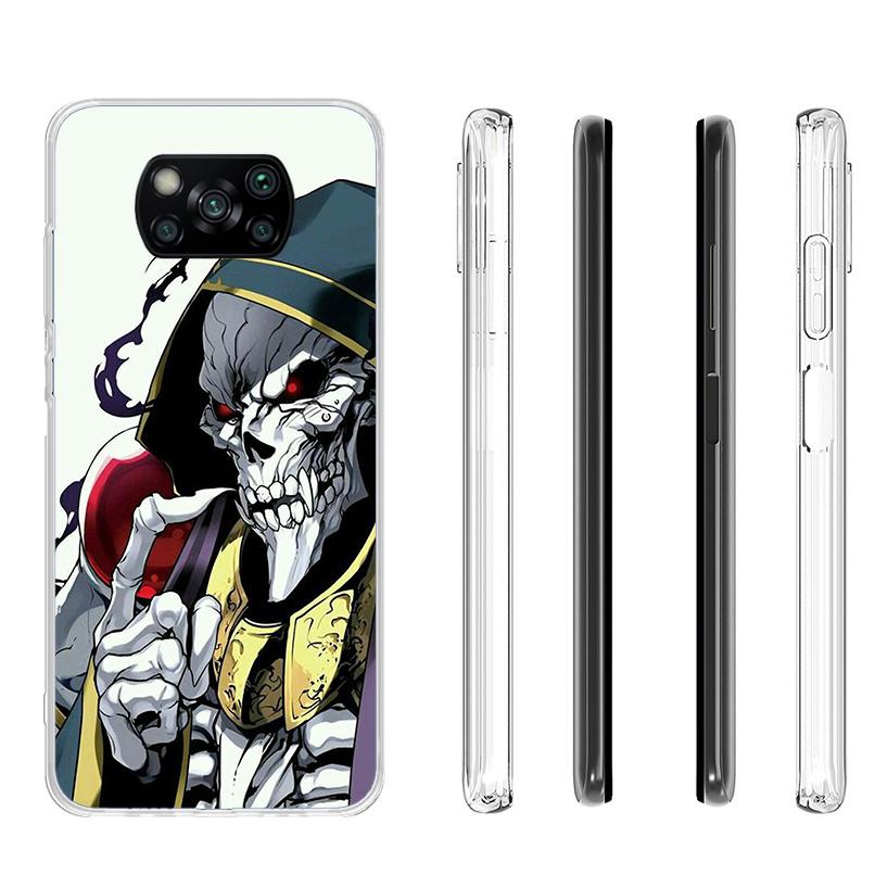 Overlord Anime Phone Case For Xiaomi Poco X7 X6 X5 Pro F7 Ultra Redmi 15C 15 13C 13 12C 12 10 10A 10C 9 9A 9C 9T Cover Poco X7 X