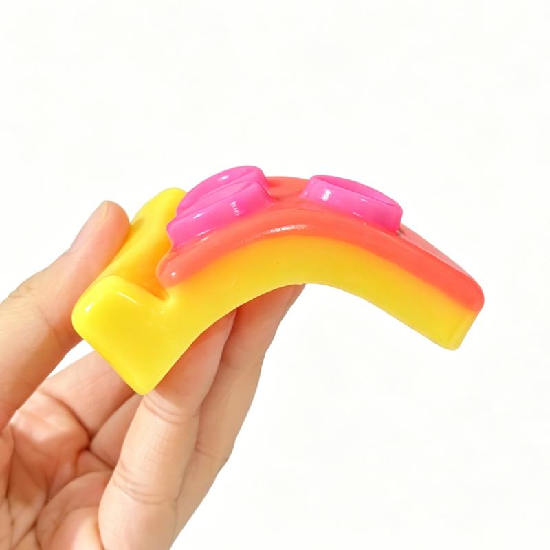 Needoh Peace Cake Pizza Slice Decompress Fidget Toy Squeeze Soft Squishy For Adhd Anti-Stress Anxiety Relief Sensory Toy Gift