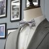 Peanuts Snoopy Bow Tie with Original Box (PND48173) Light Gray, SNOOPY Woodstock Bow Tie, One-Touch, Character, Wedding