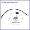 Universal 40cm Motorcycle Brake Clutch Oil Hose Line Pipes Hydraulic Black