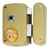 Serrure - Lince - 5056-bp/60 - Jaune - A Clé - En Applique