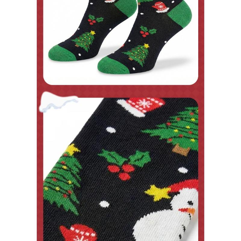 Christmas Stockings, Smoking Pipes, Santa Claus, Mid-calf Socks, Cute
