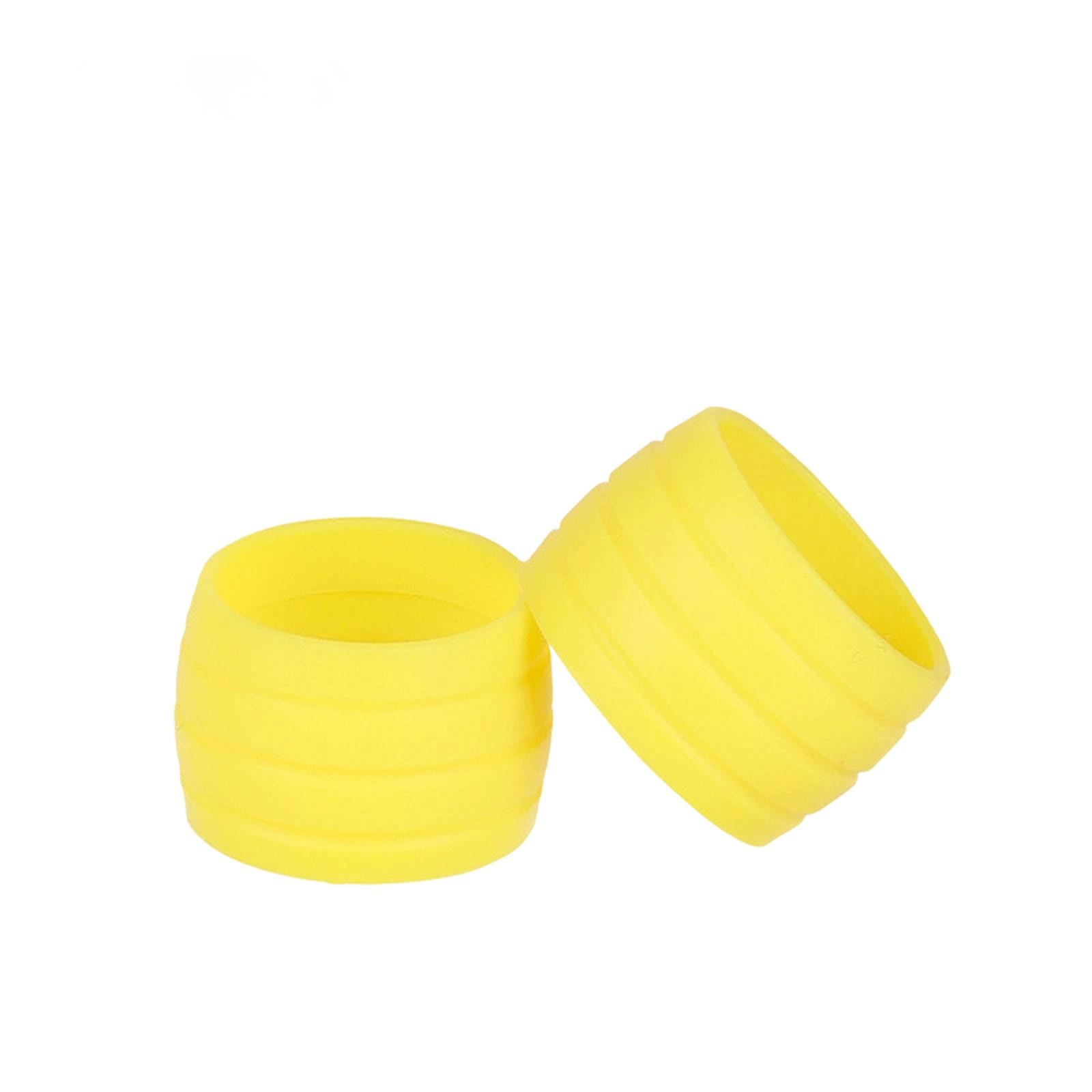 

Bike Silicone Elastic Strap Fixing AntiSkip Plugs Strap Loops for Road Bike Bar Tape, Small Size, Light Weight one size жовтий