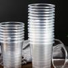 50/100PCS Disposable Clear Plastic Cup Outdoor Picnic Weddings Camping Drinking Utensils Birthd V4E1