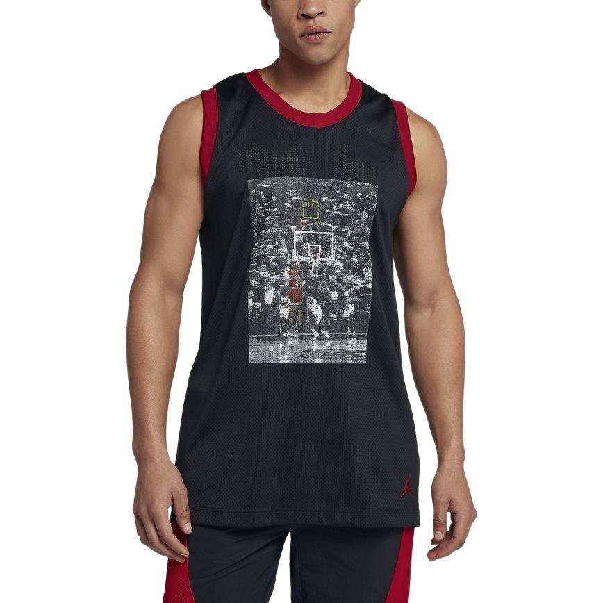 

Новые мужские майки Jordan, черные AQ0698-010 S